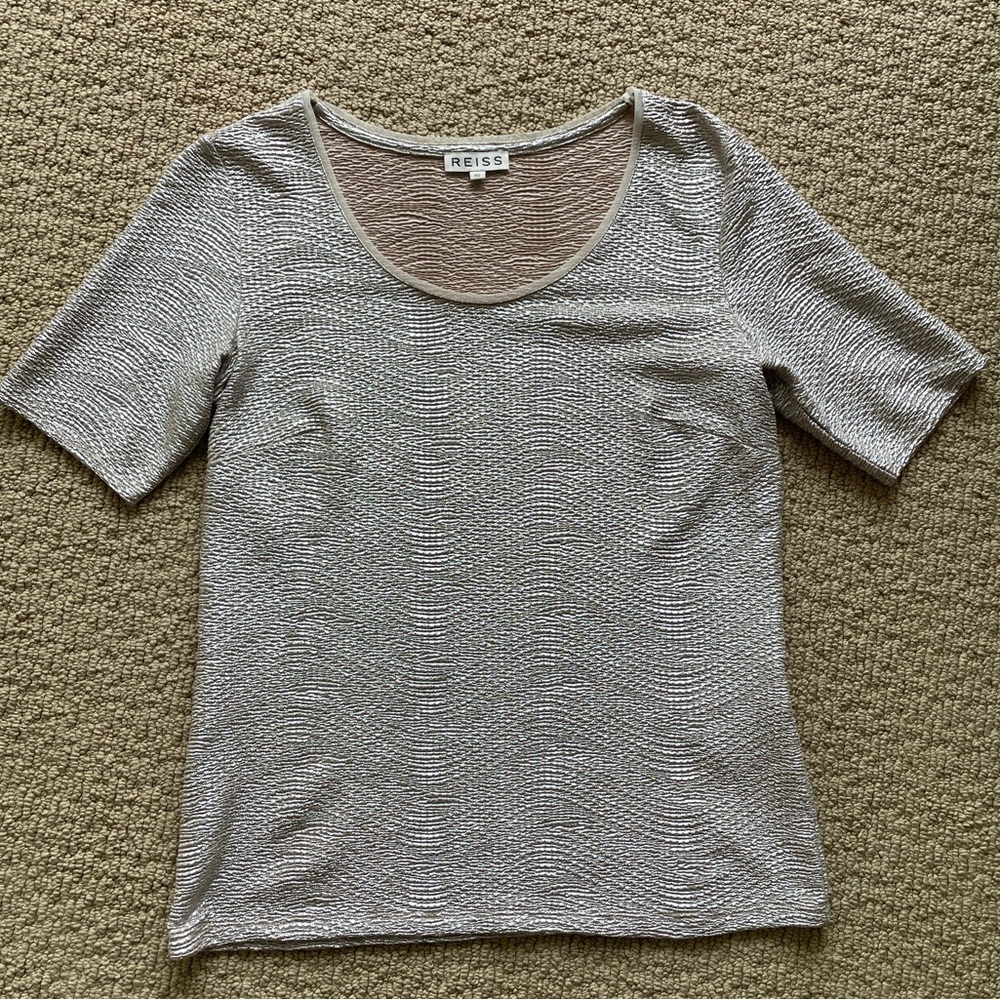 REISS Silver Shirt XS